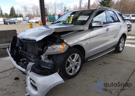 2012 Mercedes-Benz Ml 350 4Matic из США, поврежденный, VIN 4JGDA5HB3CA043680